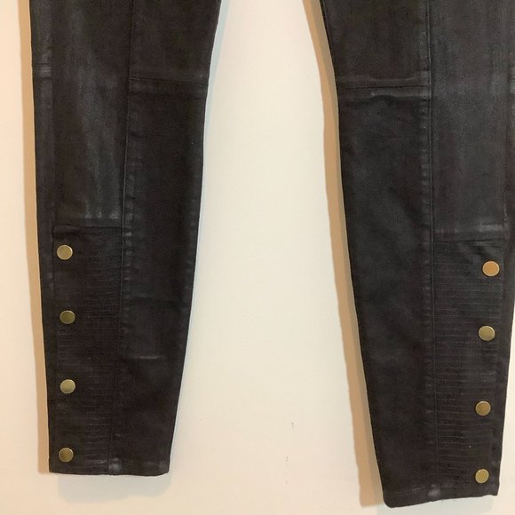 7 For All Mankind black denim textured jeans size 31 - Picture 3 of 6